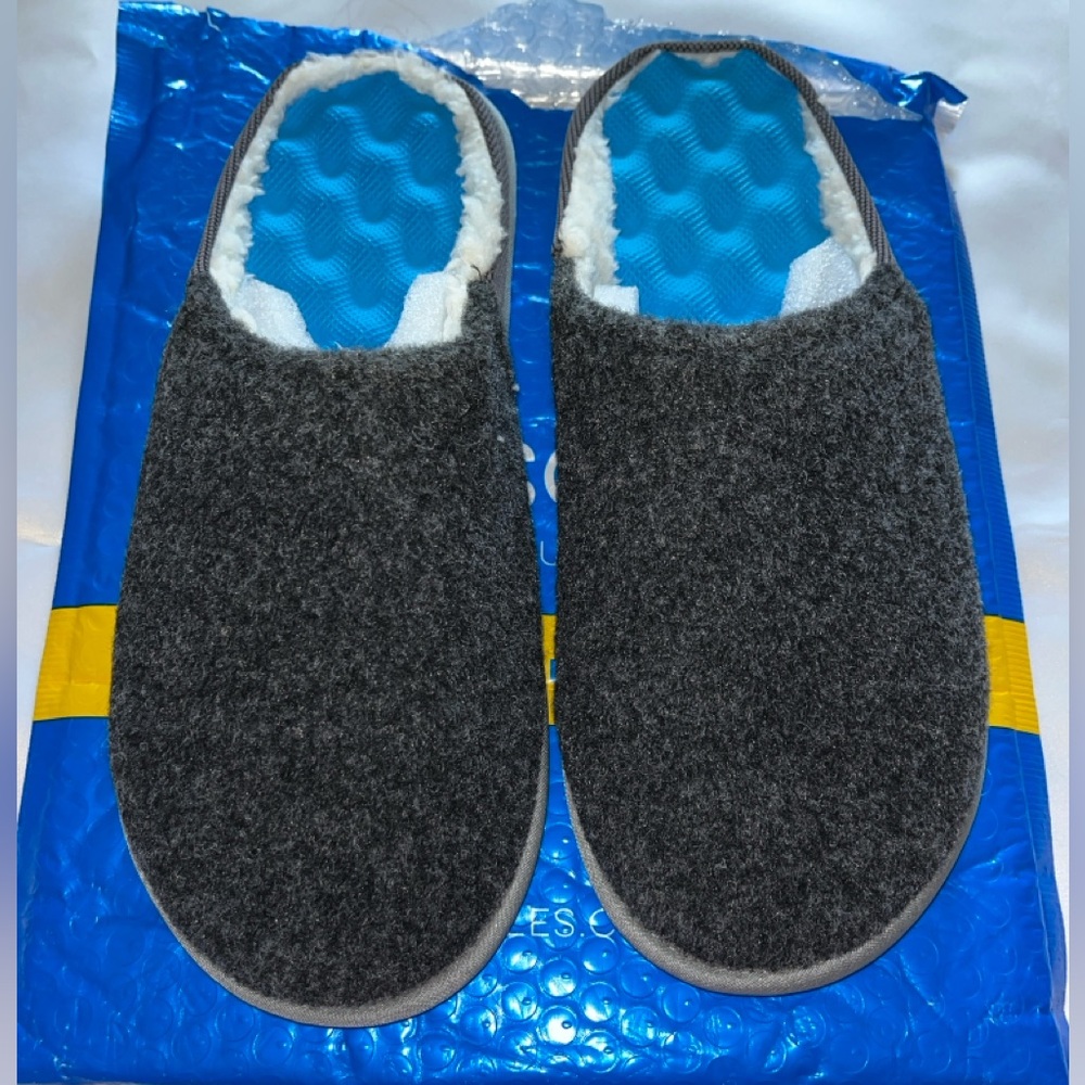 NEW PR SOLES® Avalon Recovery Slippers W10/M9 Gray/Blue